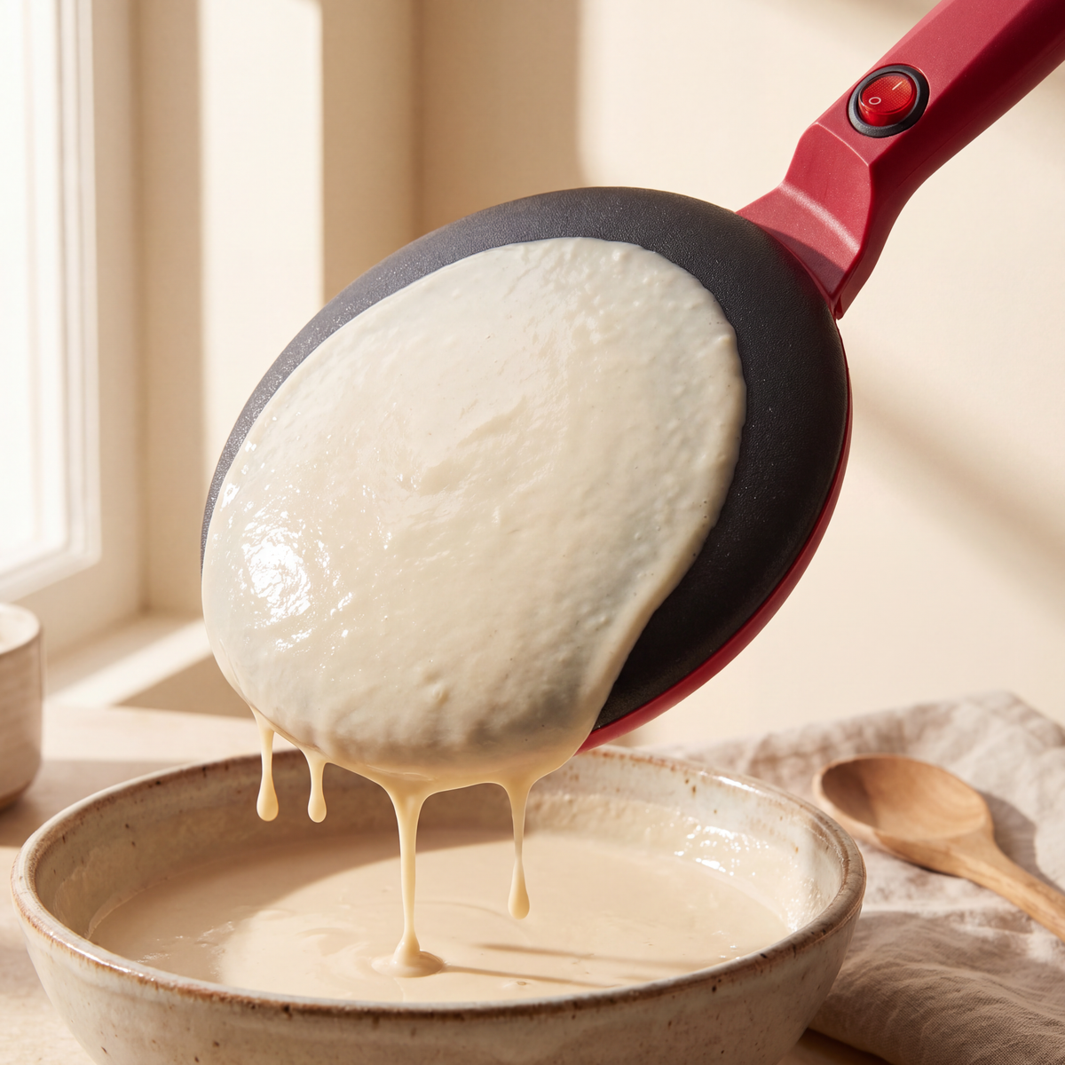 Flipoval Crepe Maker